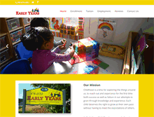 Tablet Screenshot of earlyyearschild.com